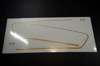 GT550用　B4ライン　白／薄ゴールド