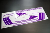 ザリ用　E2タイプデカール 　ムラサキ系