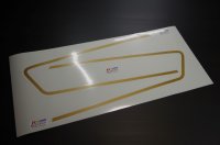 GT380用　B5ライン　　白／薄ゴールド