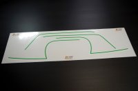 CB350Four用　タンクライン　　白／グリーン系