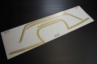 CB350four用　タンクライン　　薄ゴールド