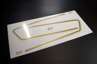 GT380用　B5ライン　薄シルバー／薄ゴールド