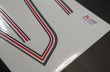 画像2: ホーク　角タンク用デカール　1979グラフィック　　灰/赤/紺