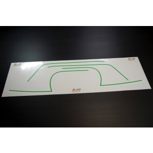 画像: CB350Four用　タンクライン　　白／グリーン系