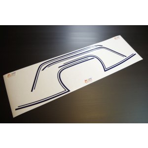 画像: CB350four用　タンクライン　　紺