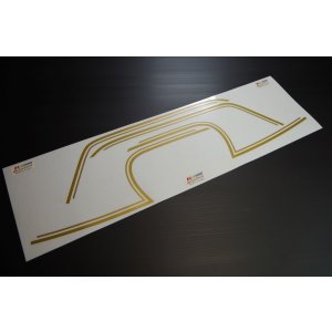 画像: CB350four用　タンクライン　　薄ゴールド