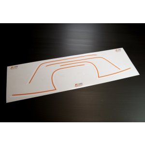 画像: CB350four用　タンクライン　　白／オレンジ系