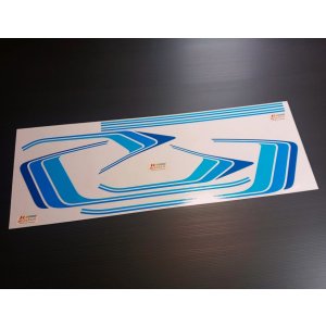 画像: ザリ用　カスタムE2 　ブルー系3色ライン