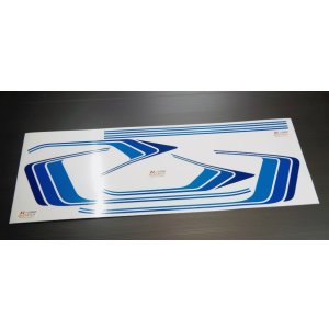 画像: ザリ用　カスタムE2 　濃ブルー系3色ライン