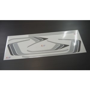 画像: ザリ用　カスタムE2 　グレー3色ライン