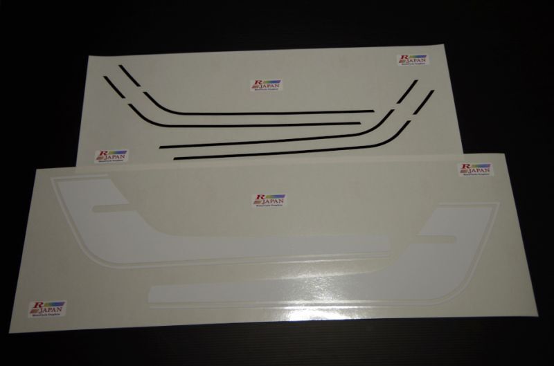 画像1: GT380用　初期型　B1ライン　白/黒