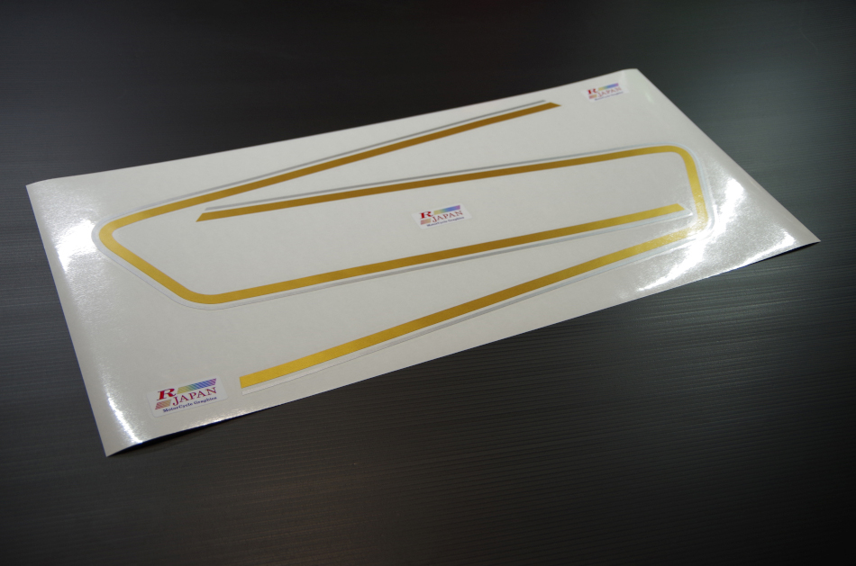 画像2: GT380用　B5ライン　薄シルバー／ゴールド