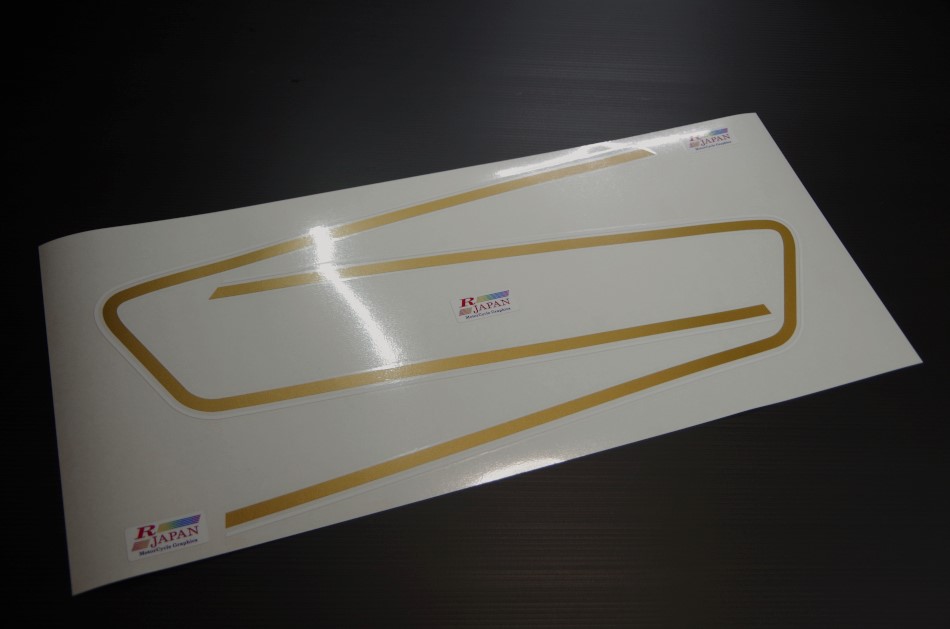 画像1: GT380用　B5ライン　　白／薄ゴールド