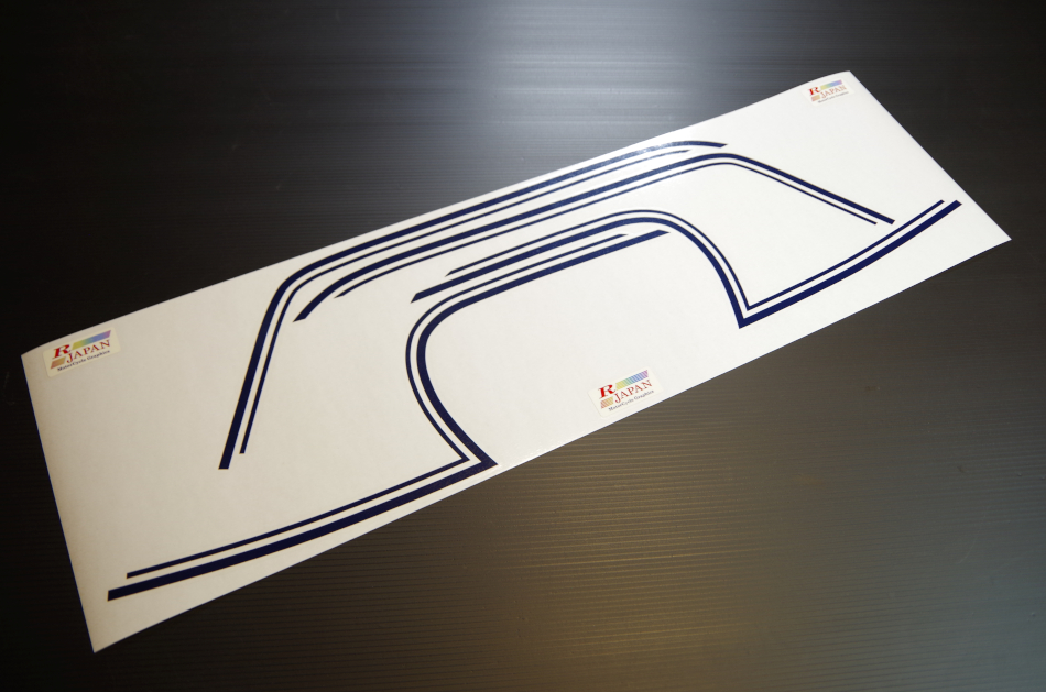 画像1: CB350four用　タンクライン　　紺