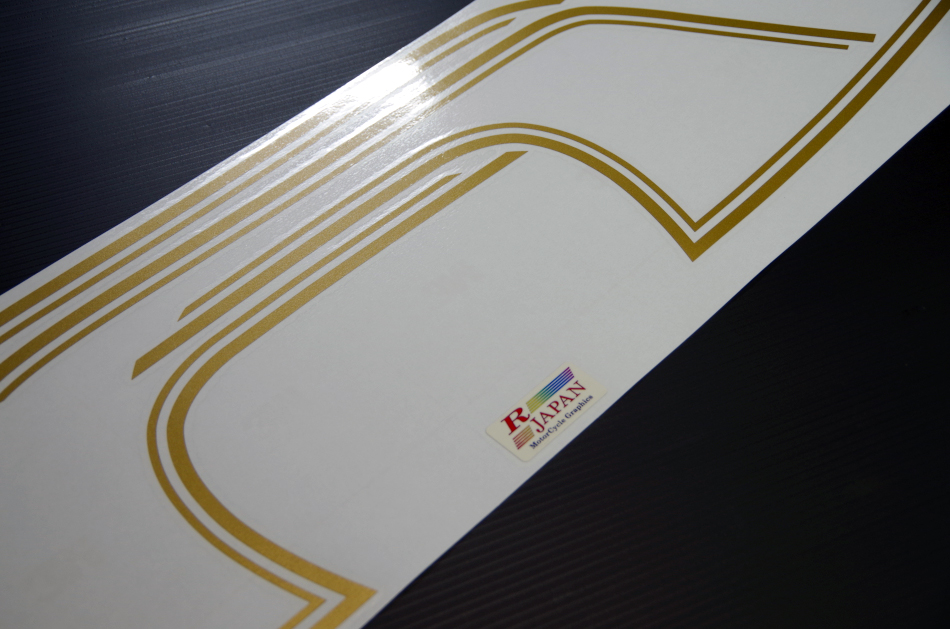 画像2: CB350four用　タンクライン　　薄ゴールド