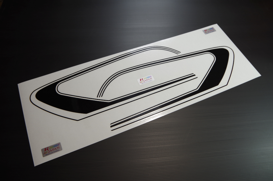 画像1: GT380用　カスタムB3ライン　ブラック