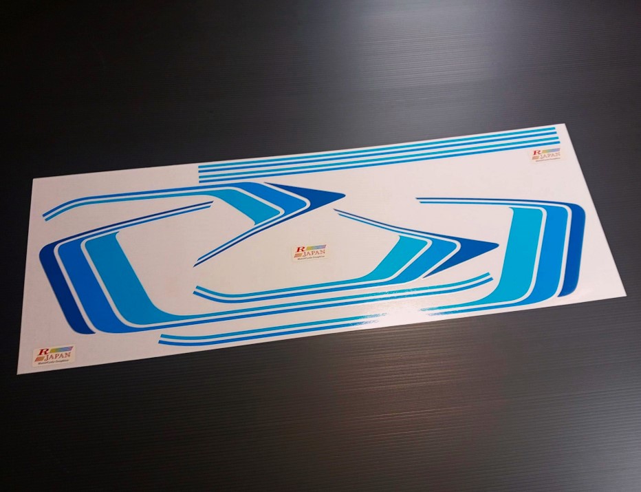 画像1: ザリ用　カスタムE2 　ブルー系3色ライン