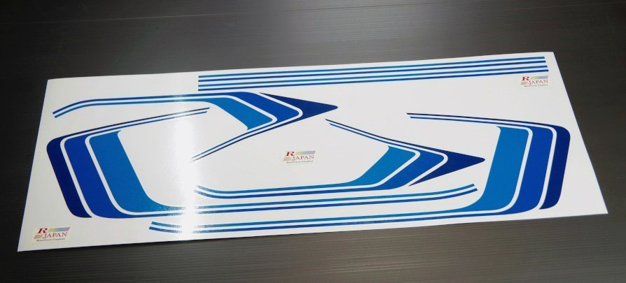 画像1: ザリ用　カスタムE2 　濃ブルー系3色ライン