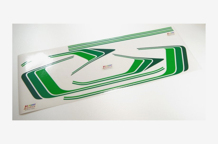 画像1: ザリ用　カスタムE2 　グリーン系3色ライン