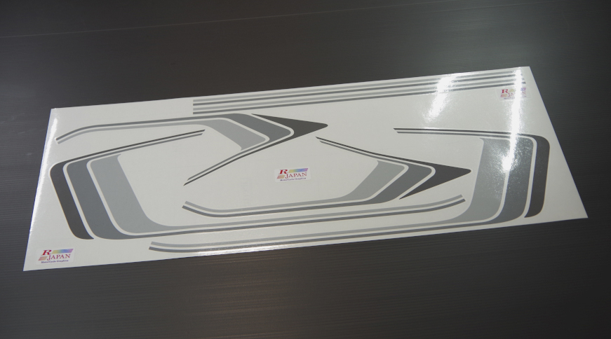 画像1: ザリ用　カスタムE2 　グレー3色ライン